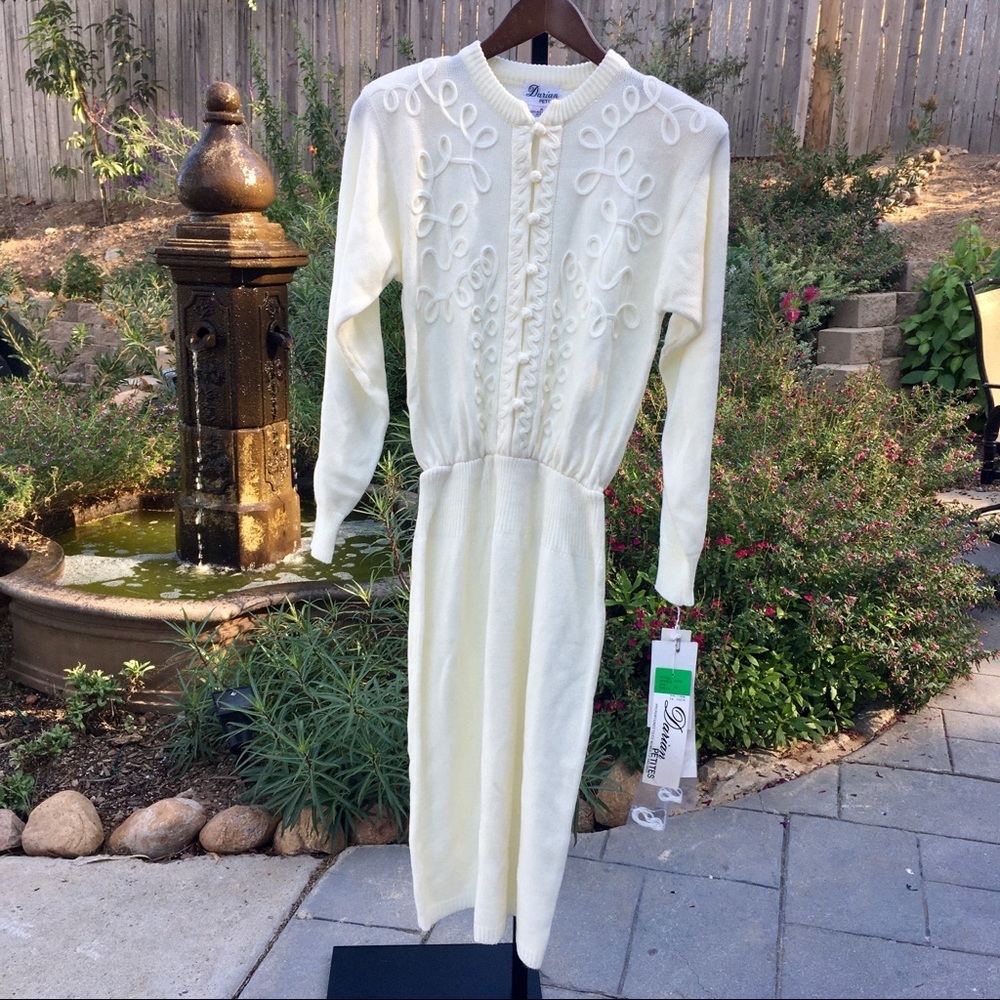 Vintage Darian Soutache Sweater Dress NWT